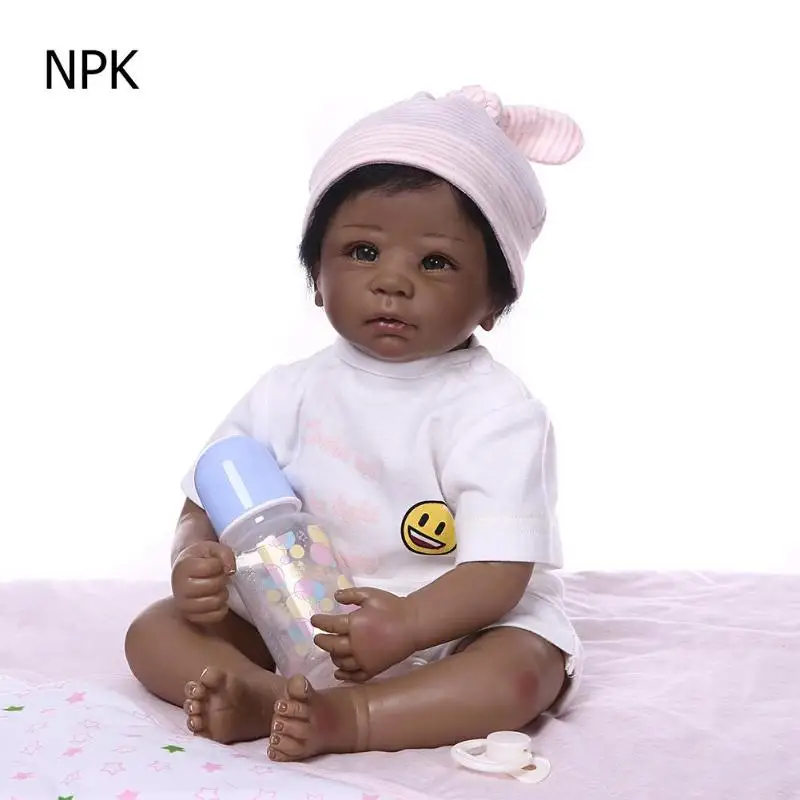 Девочка принцесса мода Bebe Кукла Новорожденный новорожденный Reborn Baby куклы винил милый мягкий имитация кукла набор для детского дня подарок - Цвет: Золотой