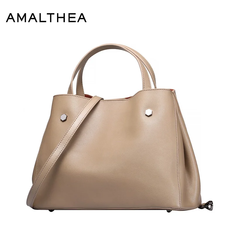 

AMALTHEA Brand Handbag Composite Bag Hobos Luxury Handbags Women Bags Designer Bag Bolsa Feminina Bags For Women 2018 AMAS048