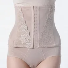 Новые женщин поясом высокое талия cinchers кружевные корсеты формирователь талии подготовки трусики похудения прикладом погрузчик управления скользит брюки