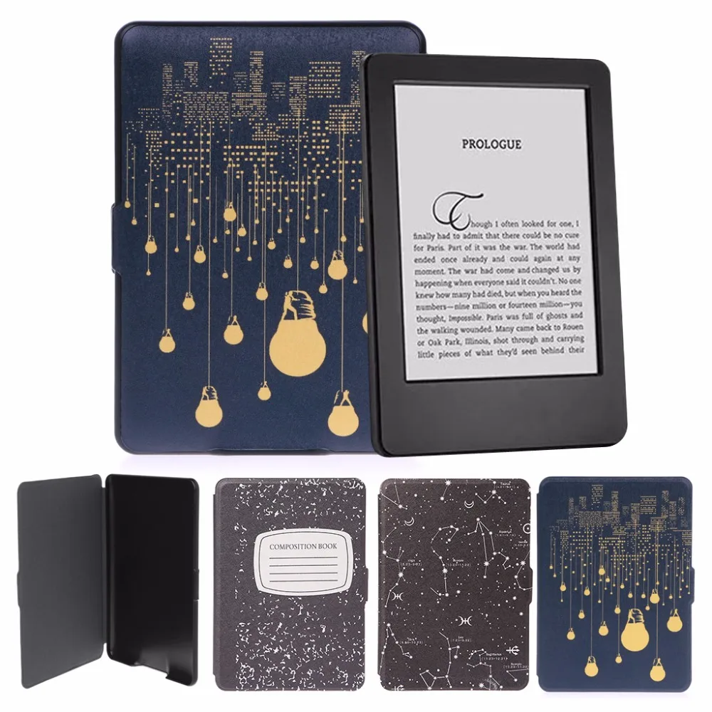 Искусственная кожа Защитная крышка чехол Подставка для планшета для Amazon Kindle Paperwhite 1/2/3 e-Книжные Обложки хорошее качество