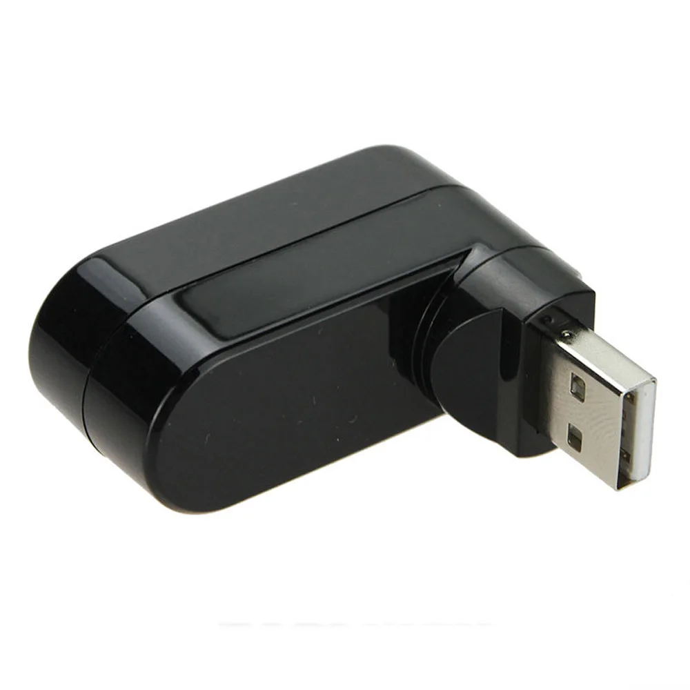 Мини 3 Порты и разъёмы USB 2,0 повернуть сплиттер адаптер концентратор для портативных ПК расширения Комплект