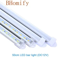 *50cm LED Bar Light Factory Wholesale 50CM DC12V 36leds SMD5730 LED Hard Rigid LED Strip with U Aluminium shell and pc cover