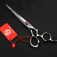 Высококачественный фиолетовый дракон JP440C Профессиональный 7 дюймов волос ножницы для стрижки, инструмент парикмахера инструменты для укладки волос гладкая полировка