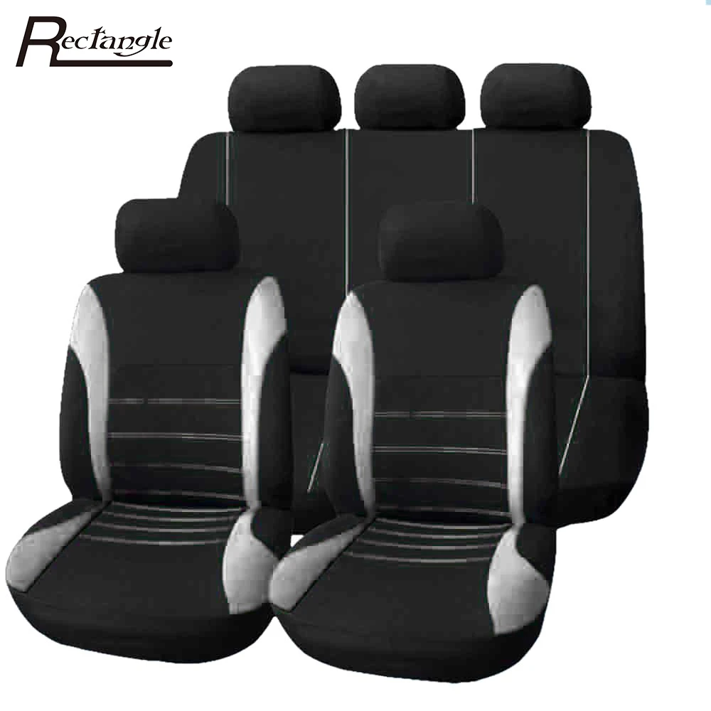 9 Set Full Seat Covers for Car Crossovers High Quality Universal Protect Car Seat Cover Sedans Auto Interior Styling Decoration