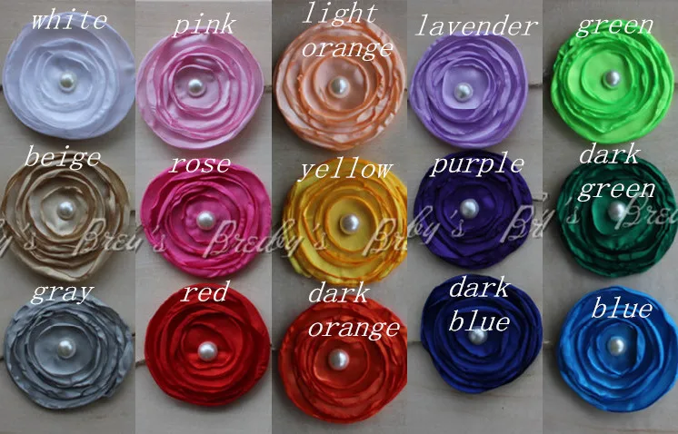 

15pcs One Lot Handmade Newborn Baby Girl Headband With Pearl