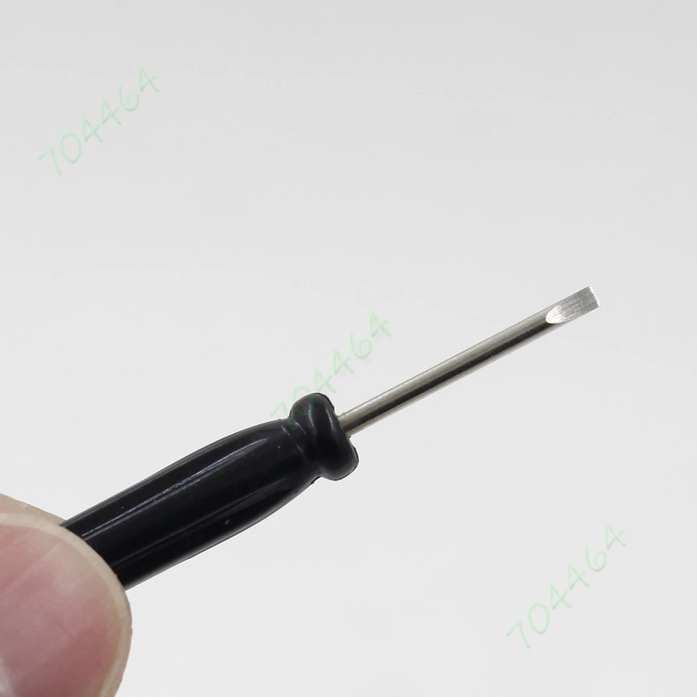 

1000pcs /lot Wholesale 45mm x 1.6mm Mini Flat Slotted Word Head Screwdriver Computer HDD Repair Tool Black