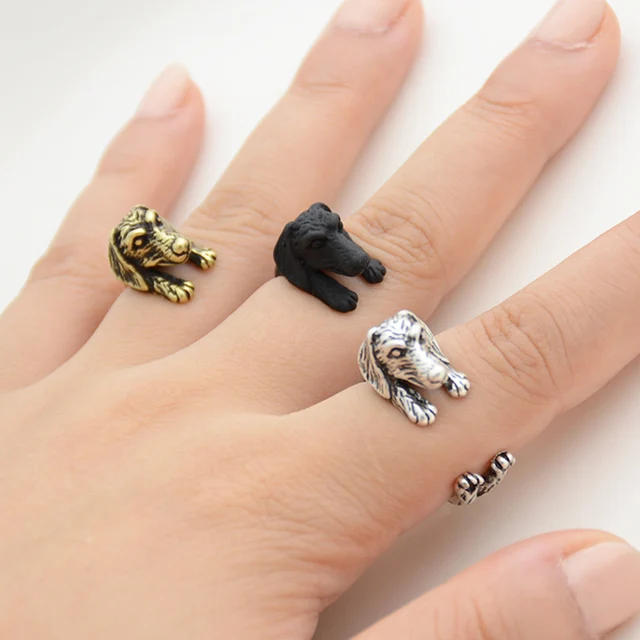 Dog Shaped Ring (3 Colors)