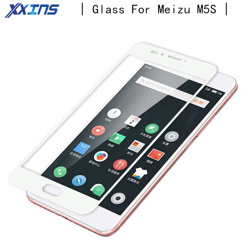 

Xxins Full cover Screen protect film For Meizu M5S mobile phone smartphone case Exquisite design Tempered GLASS