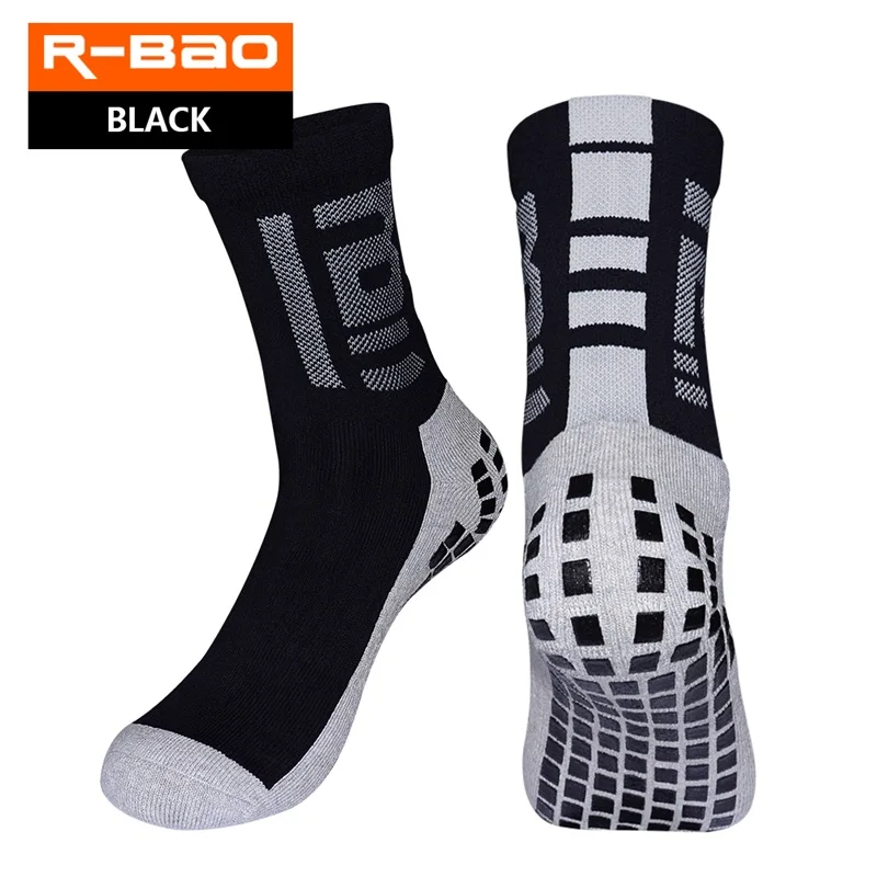 RB6604 R-BAO Adult Terry Sole Soccer Socks High-quality Non-slip Football Short Socks