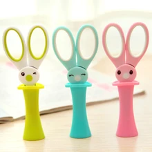 Милый кролик ножницы скругленные режущая головка ножницы удобно и практично бумага для скапбукинга DIY студенческий дневник Craft ручные инструменты
