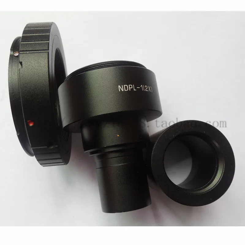 

1pc 2X Biological Zoom Stereo Microscope Use DSLR/SLR CAMERA LENS ADAPTER C-Mount for Nikon / Canon EOS to Connecter