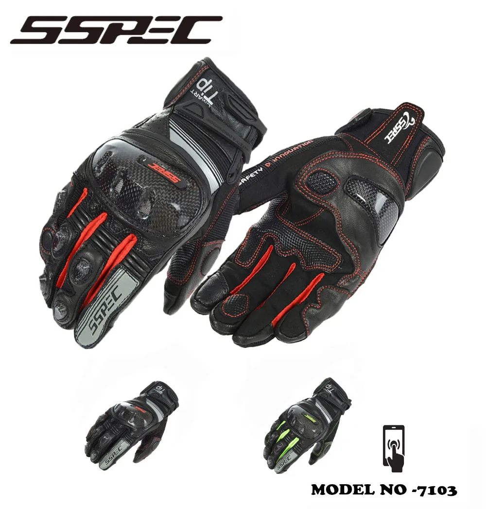SSPEC Motorcycle Gloves black Racing Gloves Genuine Leather Motorbike Gloves KOMINE GK193 Carbon Fiber knight riding glove black SSPEC Motorcycle Gloves black Racing Gloves Genuine Leather Motorbike Gloves KOMINE GK193 Carbon Fiber knight riding glove black