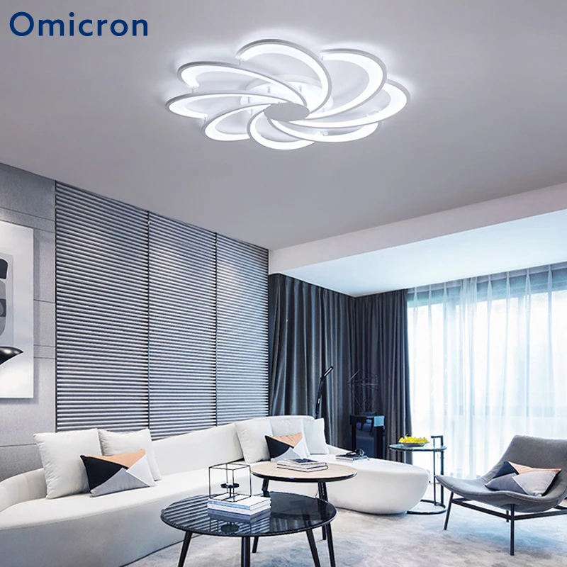 

Omicron LED Ceiling Lights Home Petal Lamp LED Brightness Home Decor Warm For Bedroom Study Room Living Room Lighting