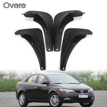 

OVERE Car Front Rear Mudguards For 2008 2009 2010 2011 2012 KIA Cerato/ Forte 4Doors Sedan Car-styling 1Set Mudflaps Accessories