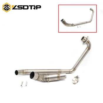 

ZSDTRP For Honda CBR150 2013-2017 Motorcycle Full System Modified Exhaust Escape Contact Front Middle Link Pipe Slip-on