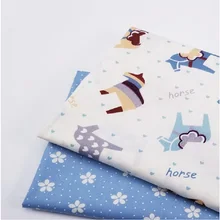 Печатная хлопковая ткань саржевого переплетения для лоскутного шитья, ручная работа, рукоделие для постельных принадлежностей, подушка-одеяло