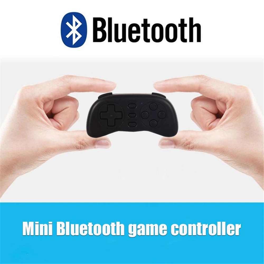 

Gasky Mini Bluetooth Handle Joystick Wireless VideoGame Controller Gamepad for PC/Smart TV/IOS/Android Portable