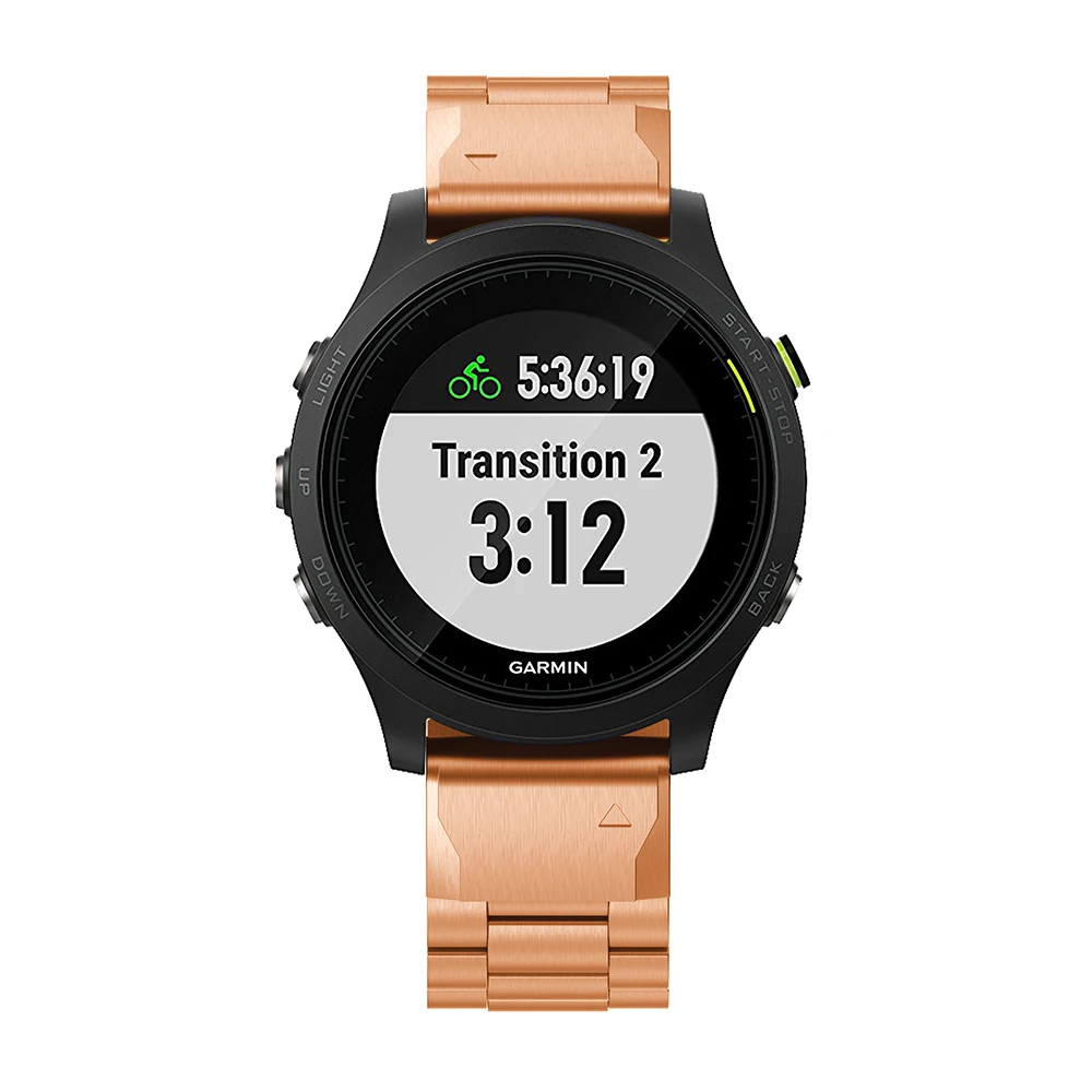 Быстросъемный ремешок для часов Garmin forerunner 935/fenix 5 5 Plus Смарт-часы gps замена Браслет из нержавеющей стали