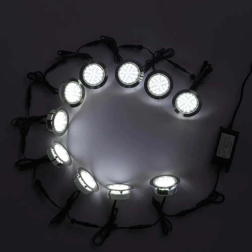 DC12V 2,5 Вт Светодиодный светильник для лестниц IP67 SMD3528 светодиодный освещение для патио садовые Торшеры для украшения и освещения