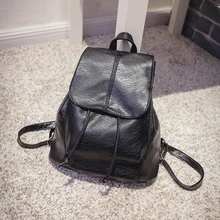 2016 New Brand Fashion Women PU Leather Backpacks Waterproof Ladies Cute Small School Backpacks for Girls