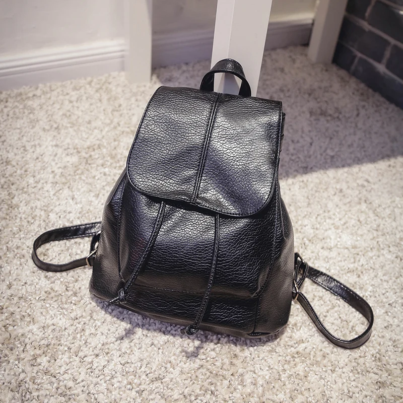 2016 New Brand Fashion Women PU Leather font b Backpacks b font Waterproof Ladies Cute Small