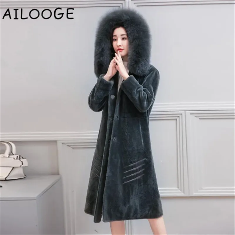 2018 New Hot Sale Woman Wool Coat High Quality Winter Jacket Women Slim Woolen Long Cashmere Coat Cardigan Jackets Elegant Blend