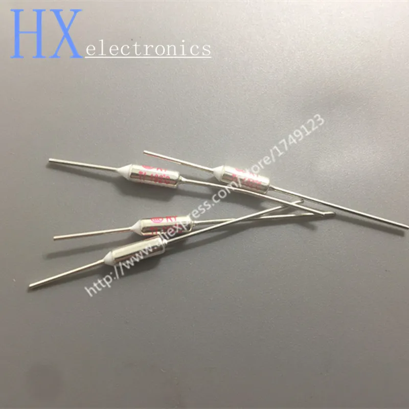 Micro thermal fuse 10A250V 142 Degrees Tf 142 155 169 172 185 192 216 240 C Mini temp metal shell 0.35yuan_