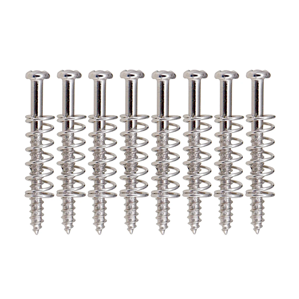 16 Set Electric Bass Humbucker Pickup Mounting Ring Screws Springs Kit Parts for Strat Telecaster Electric Guitar ACCS