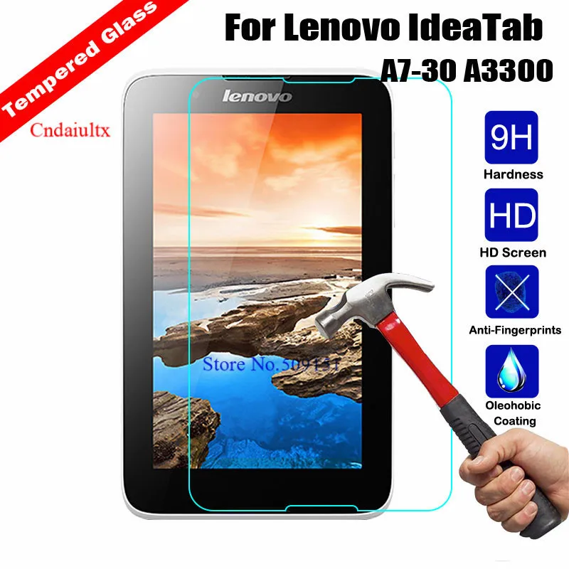 Real Premium 9h Antishatter Premium Tempered Glass Film For Lenovo A7