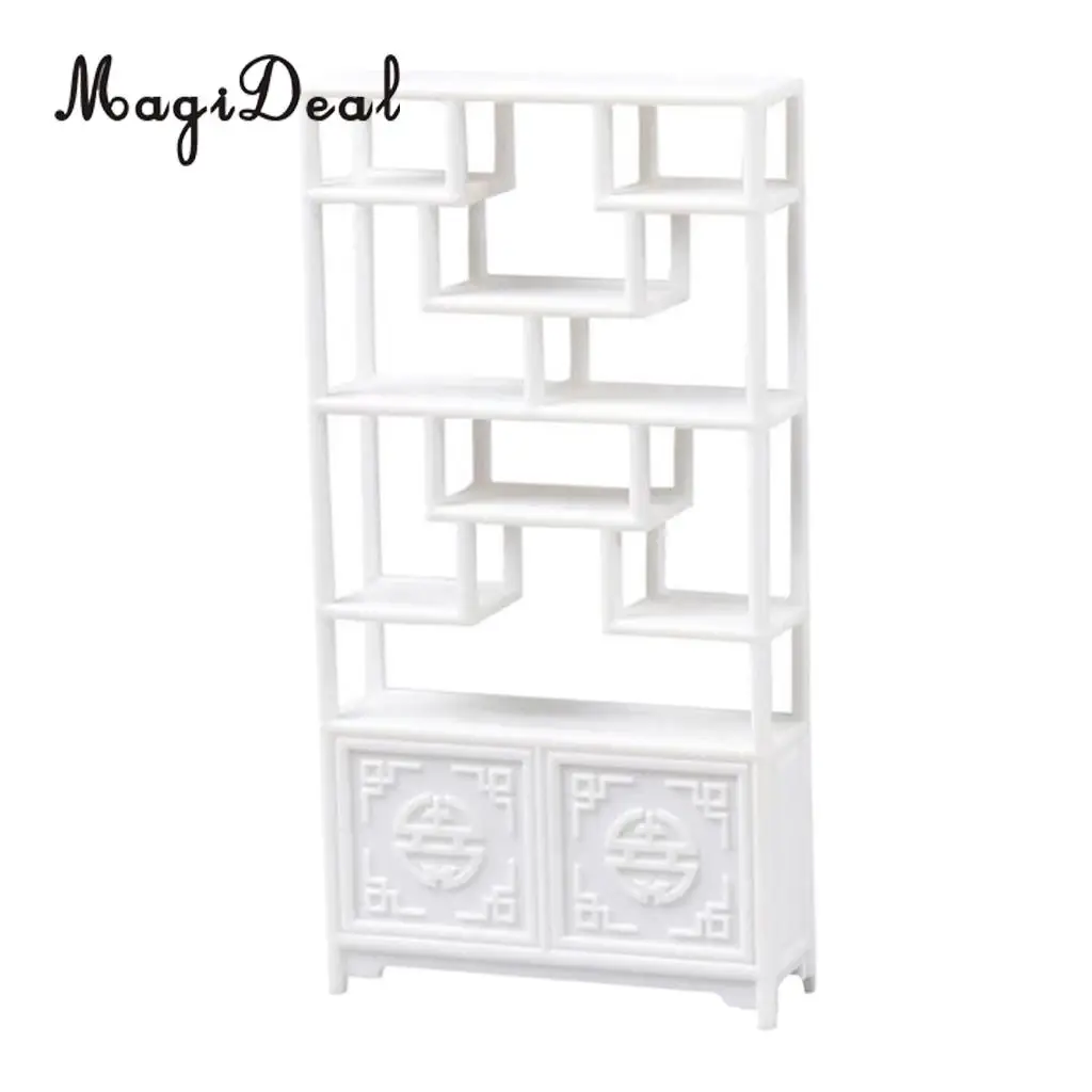 MagiDeal 1/25 Китай Стиль полка DIY сборочная мебель модель миниатюрный пейзаж для сцены здания реквизит для детей Детские игрушки