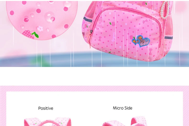 Обувь для девочек сладкий цветочный школьные ранцы Большой ёмкость мультфильм рюкзак для подростков дети студент рюкзак для начальной