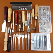 Nizza Lederhandwerk Tool Kit Lederhand Sewing-werkzeug-set-35 Werkzeuge D