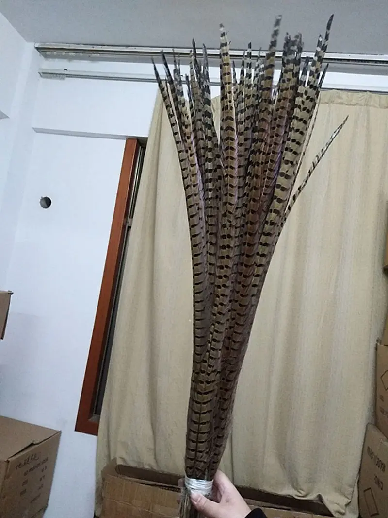 

new! 20pcs-500pcs Natural Pheasant feathers 90-100cm / 36-40 inch wedding apparel stage shows and carnival DIY accessories