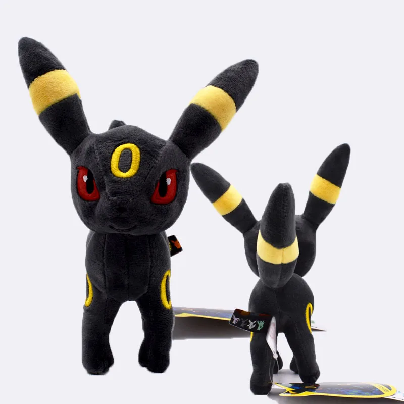 Stand Umbreon 16~ 20 см EEVEE Espeon Peluche Umbreon Jolteon Glaceon Vaporeon Flareon Leafeon Мягкие плюшевые игрушки куклы - Цвет: Stand Umbreon