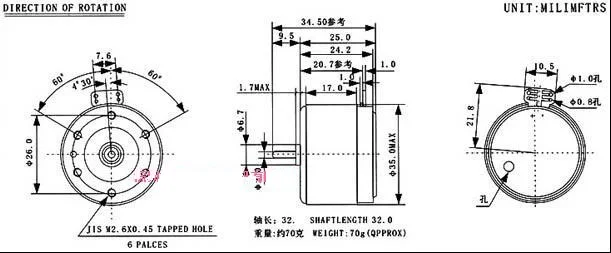 4 шт./лот микро DC мотор EG-530AD-6F/6B/9F/9B/2F/2B CW/CCW 2400 об/мин 6 В/9 В/12 В DC для звукозаписи, аудио усилитель мощности