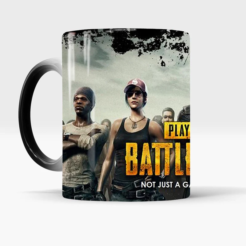 Playerunknown's Battlegrounds кружка Новинка термочувствительный изменение цвета от температуры Волшебная PUBG кружка