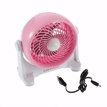 

Portable Mini Rotary Desktop Fan PC USB Cooler Strong Wind