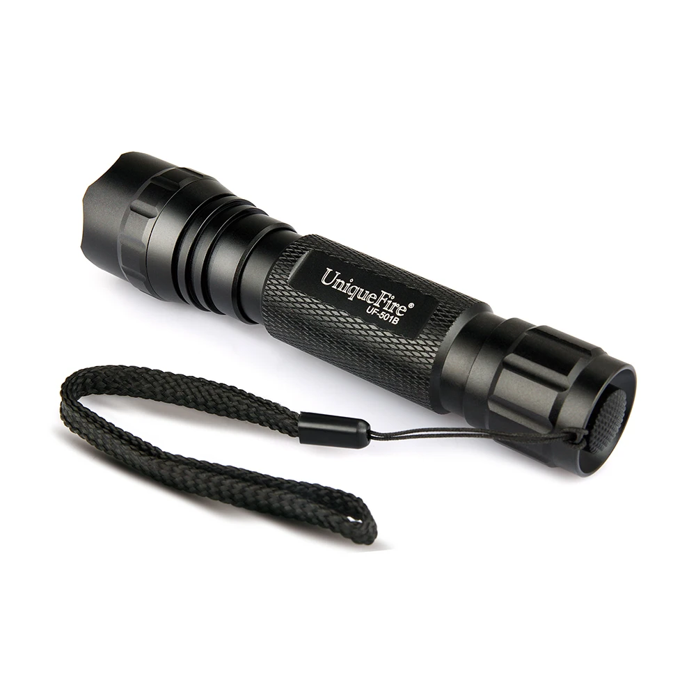 

Outdoor Flashlight UniqueFire 501B XPE 3Modes LED White Light MINI Lamp Torch+360 Degree Bike Clip For Camping