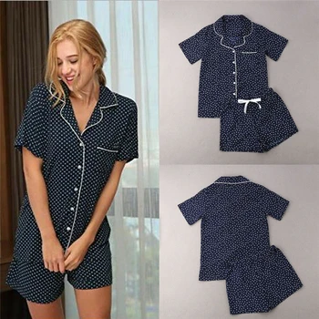 

2019 New Sexy Woman Summer Short Sleeve Pajamas Leisure Motion Pajama T-Shirt Sets
