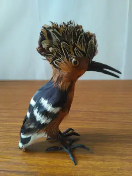 

simulation Hoopoe bird model plastic&furs 16x12cm handicraft ,home garden decoration furnishings gift d1419