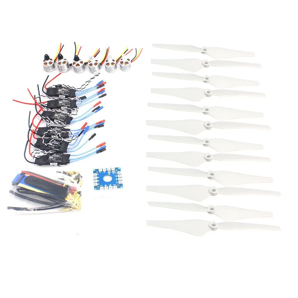 

D2212 920KV CW CCW Brushless Motor 30A ESC Propeller Electronic Accessories Set for MultiCopter Hexacopter UFO Heli F14711-D