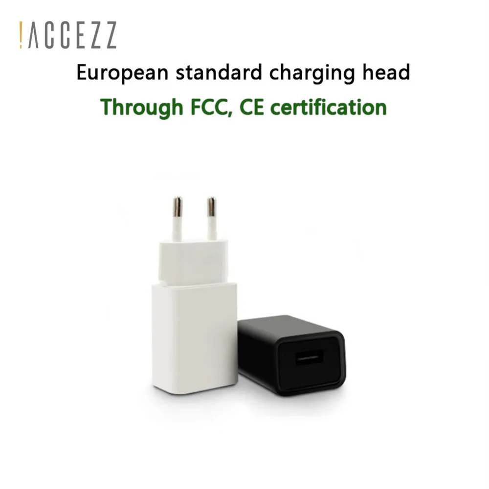 ! ACCEZZ ЕС вилка USB зарядное устройство адаптер Путешествия настенный быстрый для