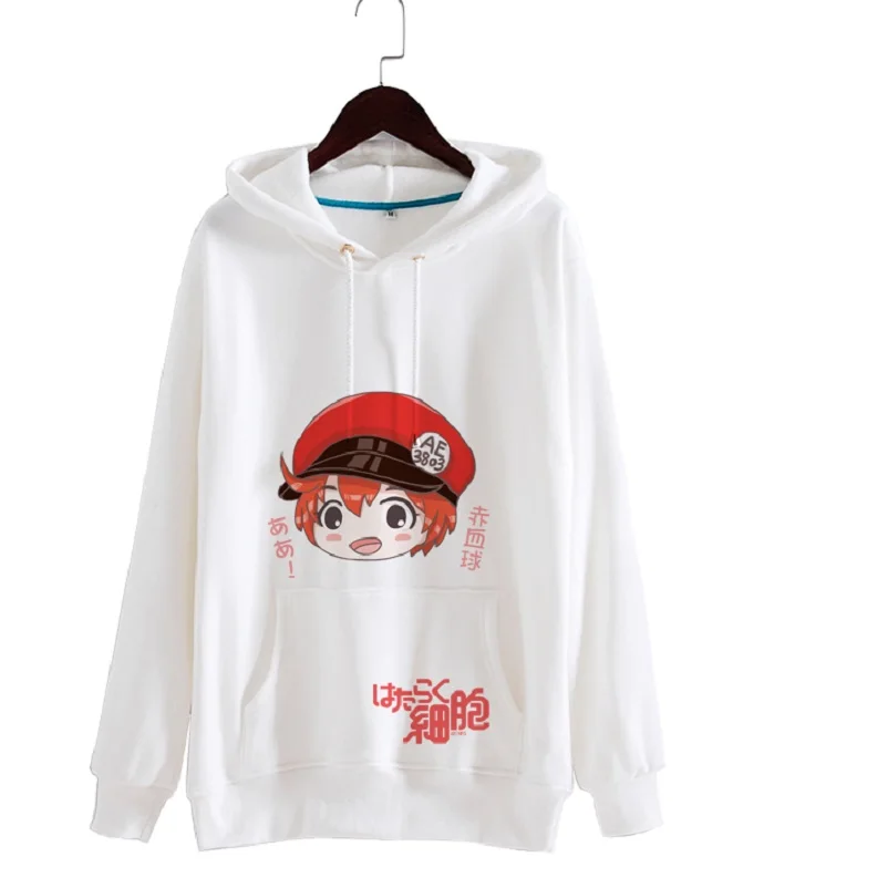 Высокое качество унисекс Hataraku Saibou толстовки Nakano Ichika Nakano Leon Профессиональное покрытие толстовки с капюшоном - Цвет: 8