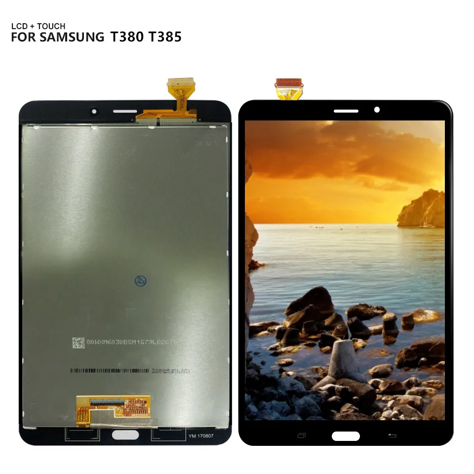 Для samsung Galaxy Tab A 8,0 SM-T380 SM-T385 T380 T385 сенсорный экран дигитайзер стекло ЖК-дисплей сборка Замена