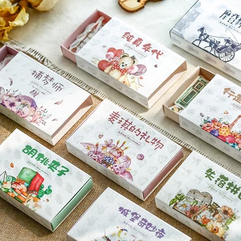 

40pcs/pack Kawaii Stationery Stickers White Night Forest Series Diary Decorative Mobile Stickers Scrapbooking DIY Craft Stickers