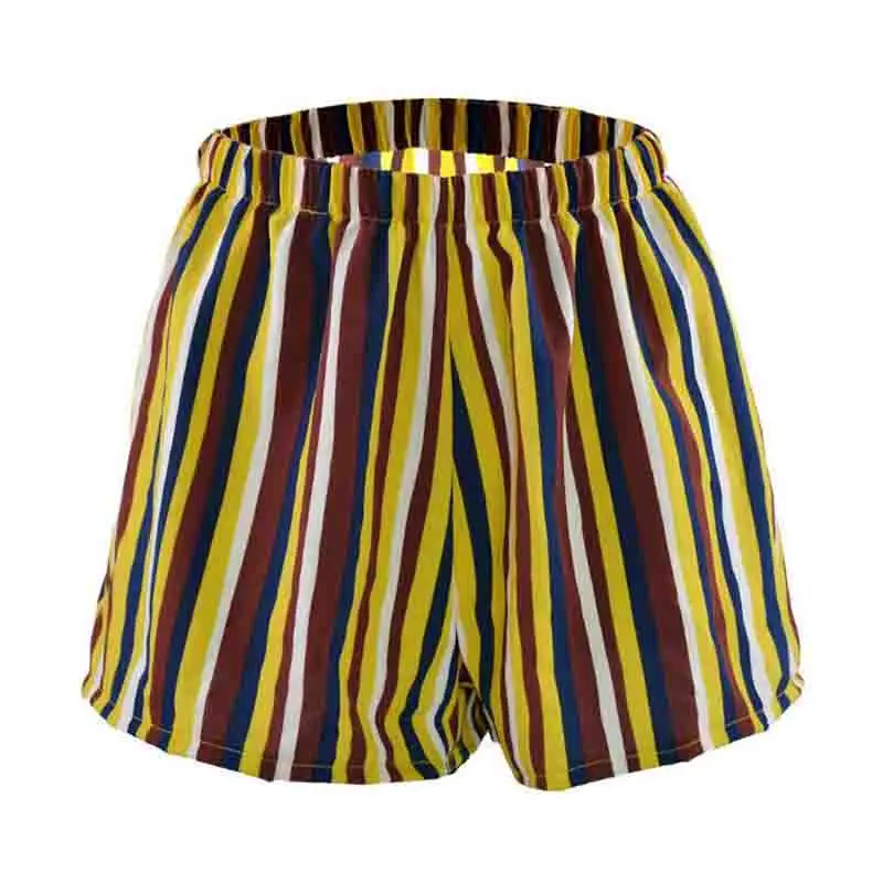 Najtaniej Hojny paski luźne wygodne fajne i mocno w pasie modne damskie spodenki Cait \