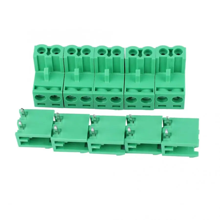 

Led Strip Connector Micro Usb Connector 50pcs 2-Pin 5.08mm Circuit Board Wiring Screw Terminal Blocks Electrical Connector