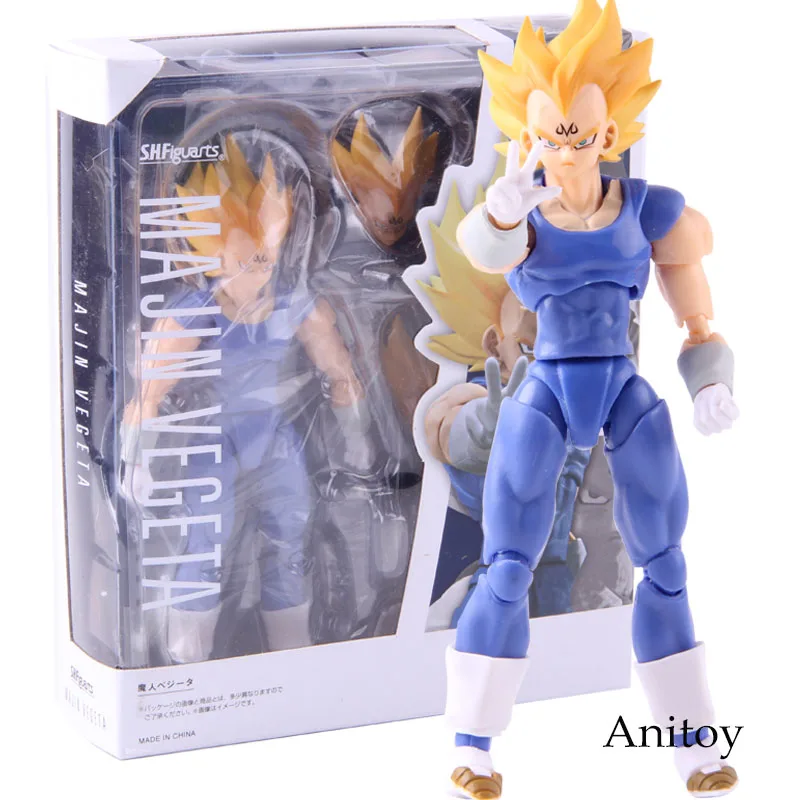 СВЧ S. Figuarts аниме Dragon Ball Z Супер Saiyan фигурка Majin Vegeta ПВХ Коллекционная модель игрушки