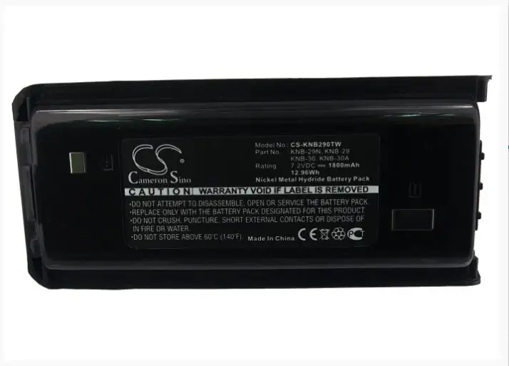 Cameron sino 1800 mAh аккумулятор для KENWOOD TK-2200-2200LP-2202-2202E-2206-2206 M-2207-2207G-2212-2212 M KNB-29N KNB-30