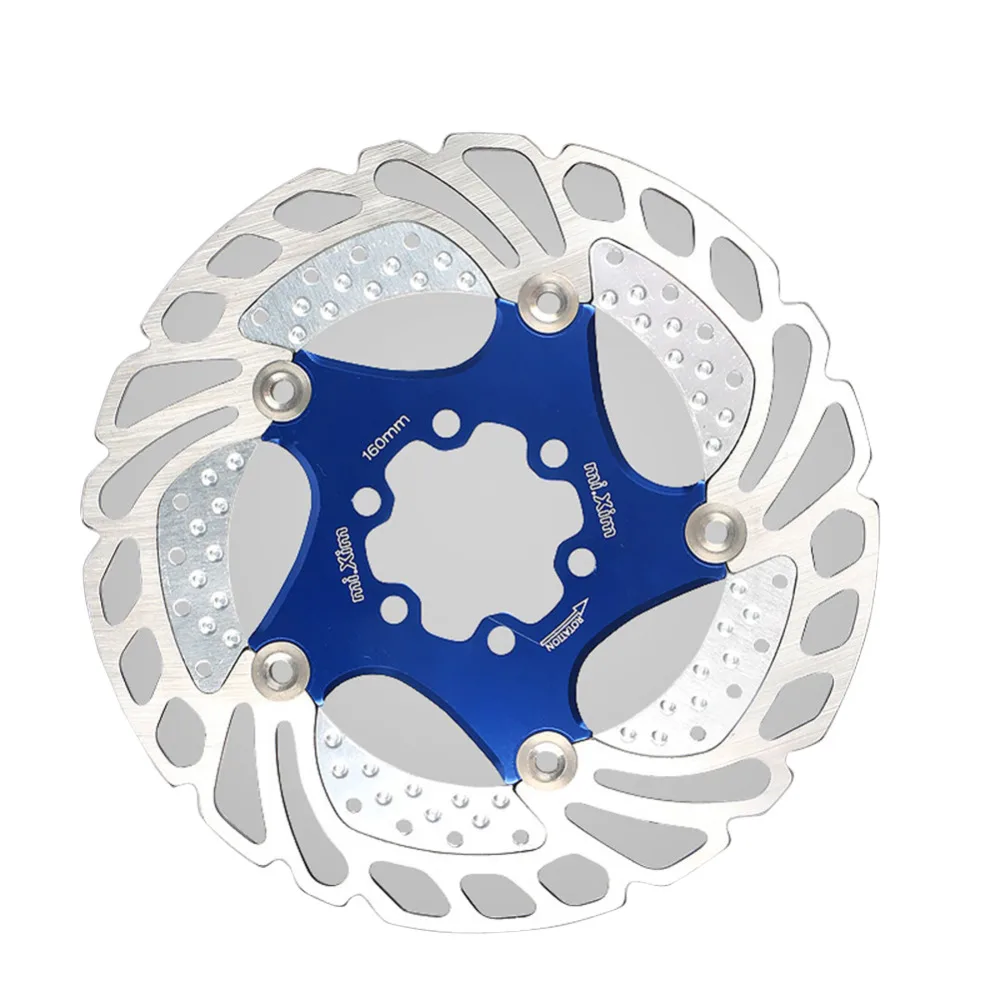 S1 160mm Floating Bike Disc Brake Rotor 44mm High Heat Dissipation 5 Pins Bike Discs Brake